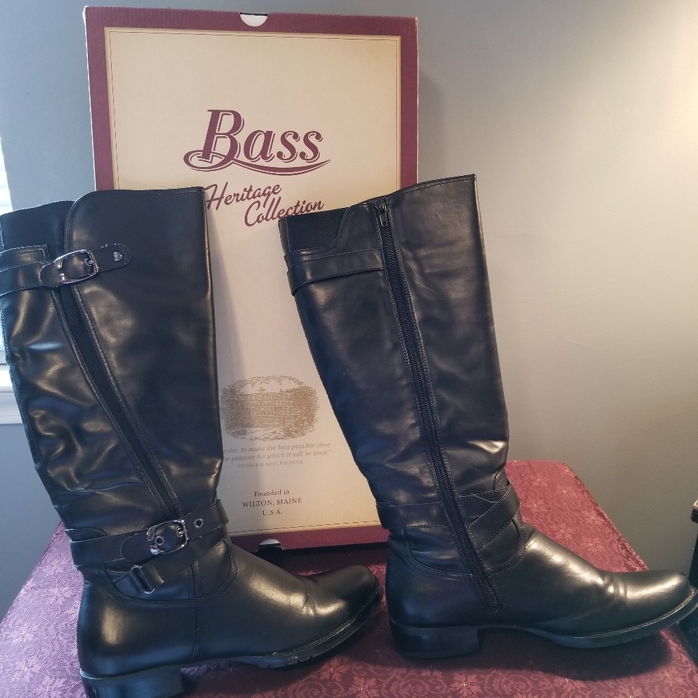 Bass "Heritage Collection" black riding boots